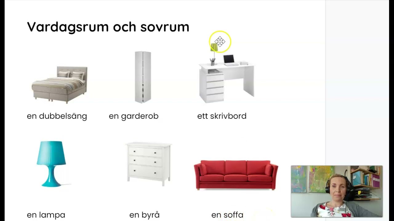 vardagsrum och sovrum