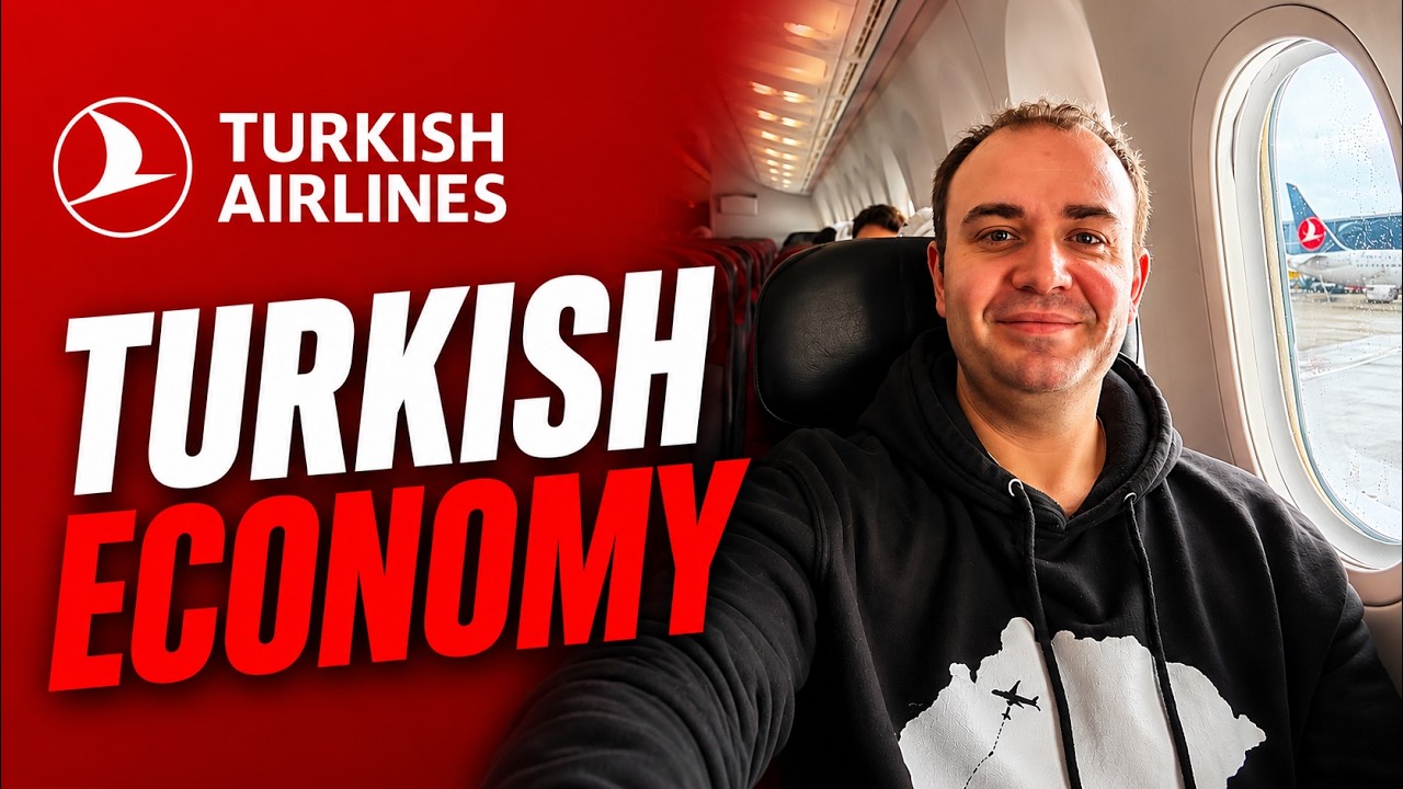 My VERY FIRST time trying Turkish Airlines in Economy | Flight Review | Heathrow-Istanbul | 787-9