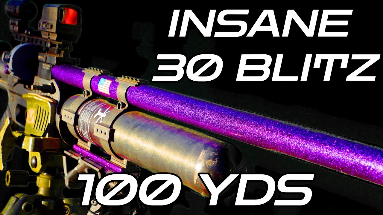 SUPER RARE Daystate 30 cal PCP Airgun Pellets tested in FULLY CUSTOM HATSAN BLITZ 30 cal Air Rifle!!