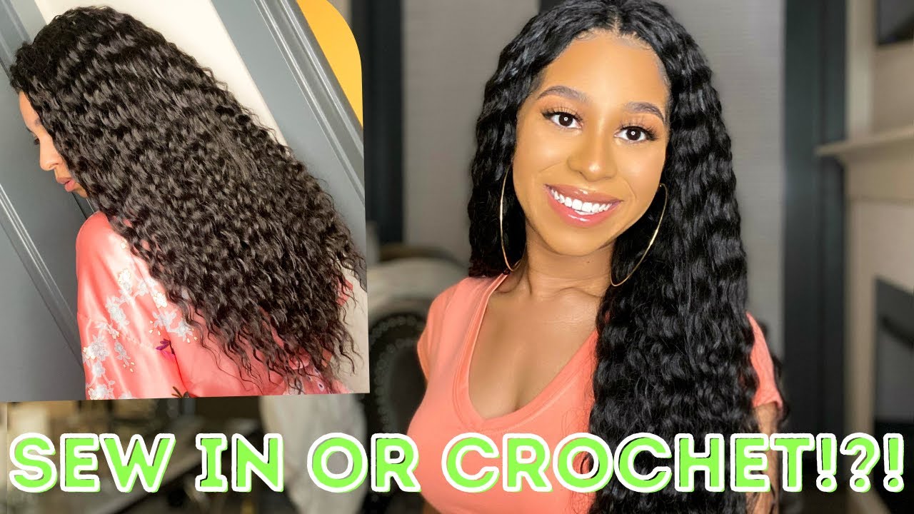 MALAYSIAN DEEP WAVE SEW IN OR CROCHET BRAIDS?!? | DALVA | EBONYLINE