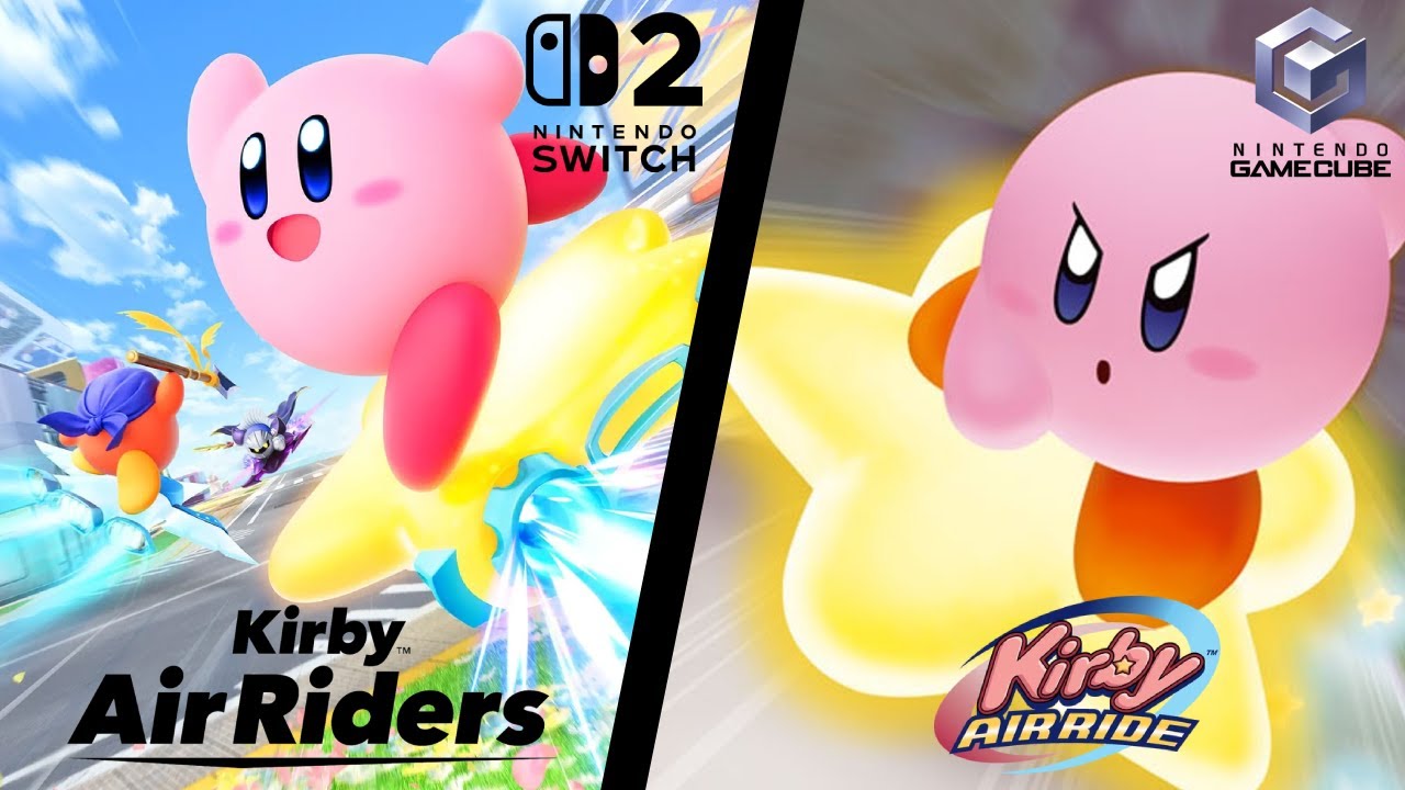 Kirby Air Riders (Switch 2) против Kirby Air Ride (Gamecube)