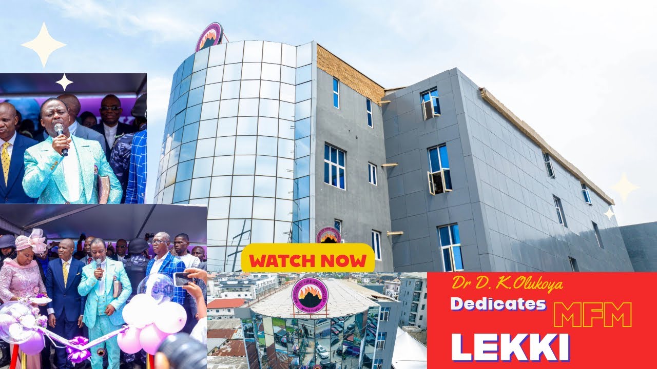 Доктор Даниэль Олукойя на посвящении церкви MFM Lekki