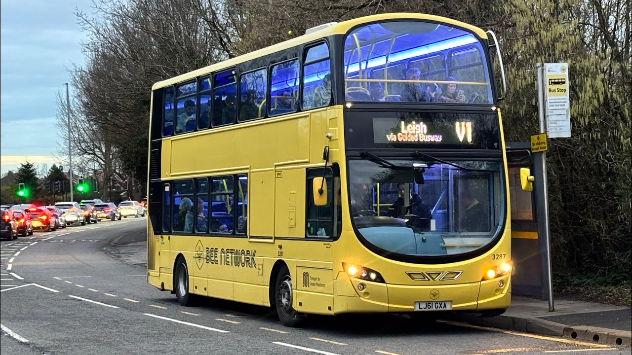 Go North West Manchester Volvo B9TL Gemini 2 3287 (LJ61 GXA) - V1 to Leigh