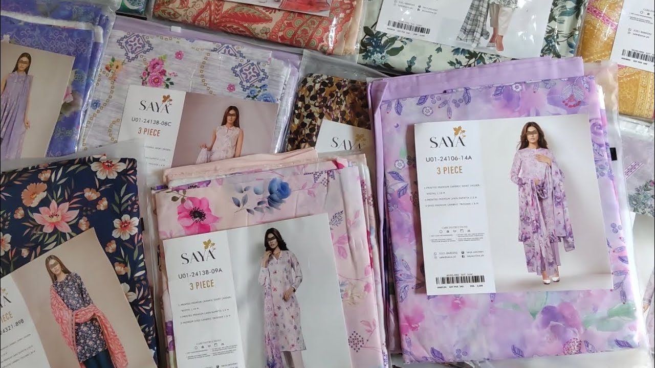 SAYA 💯 Outlet Stock Premium Cambric 3 Price Collection Part 1 @gorgeouscollection630