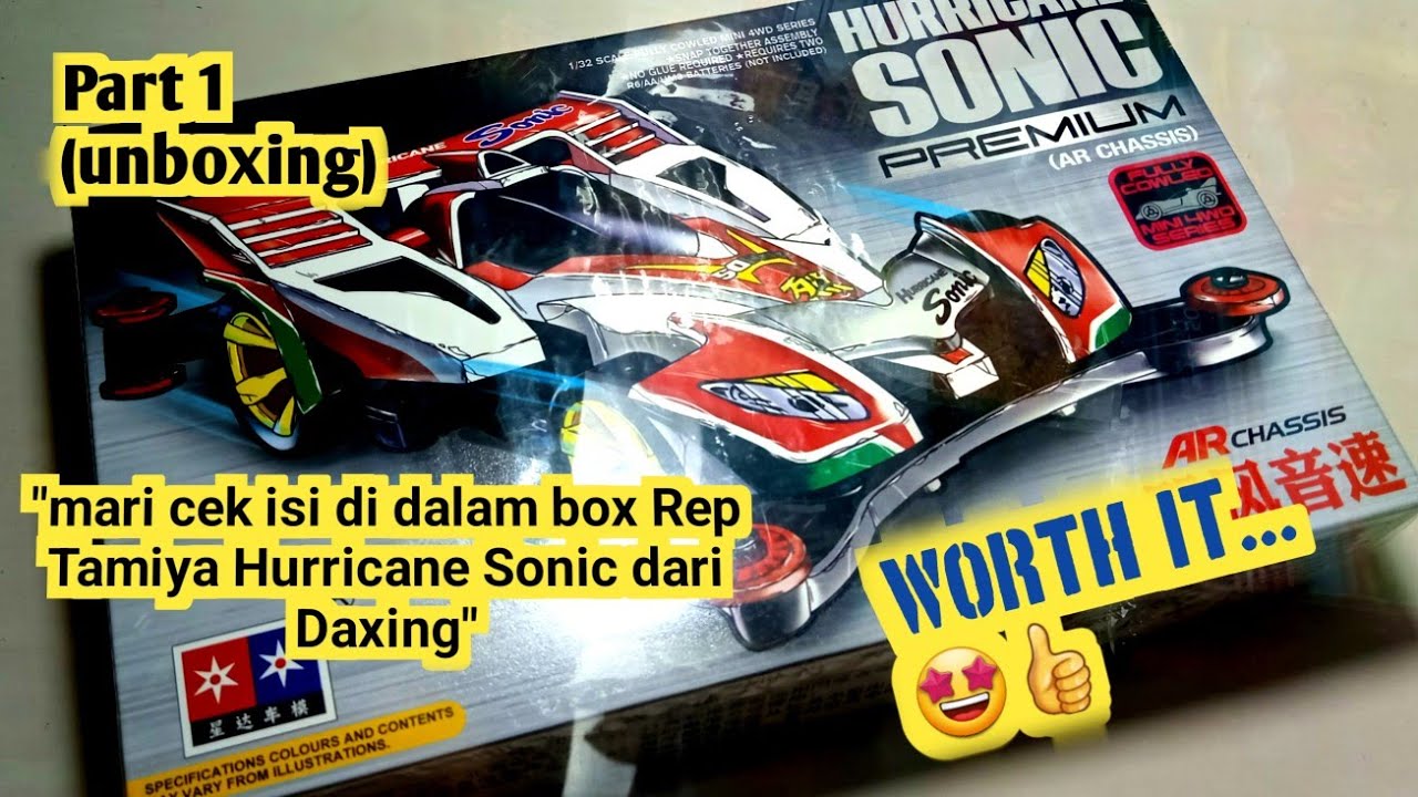 Hurricane Sonic Premium | DaXing | Rep Tamiya (unboxing)