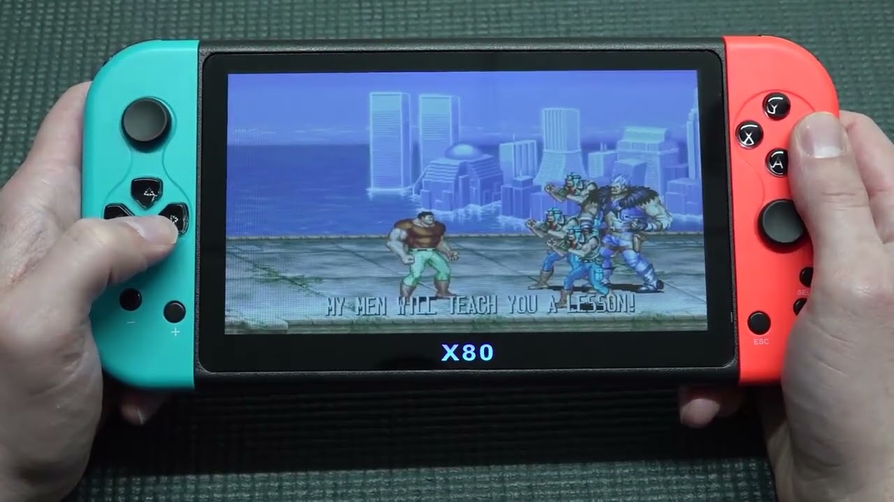 Игровая приставка и портативная консоль X80 — бюджетное 7-дюймовое игровое решение