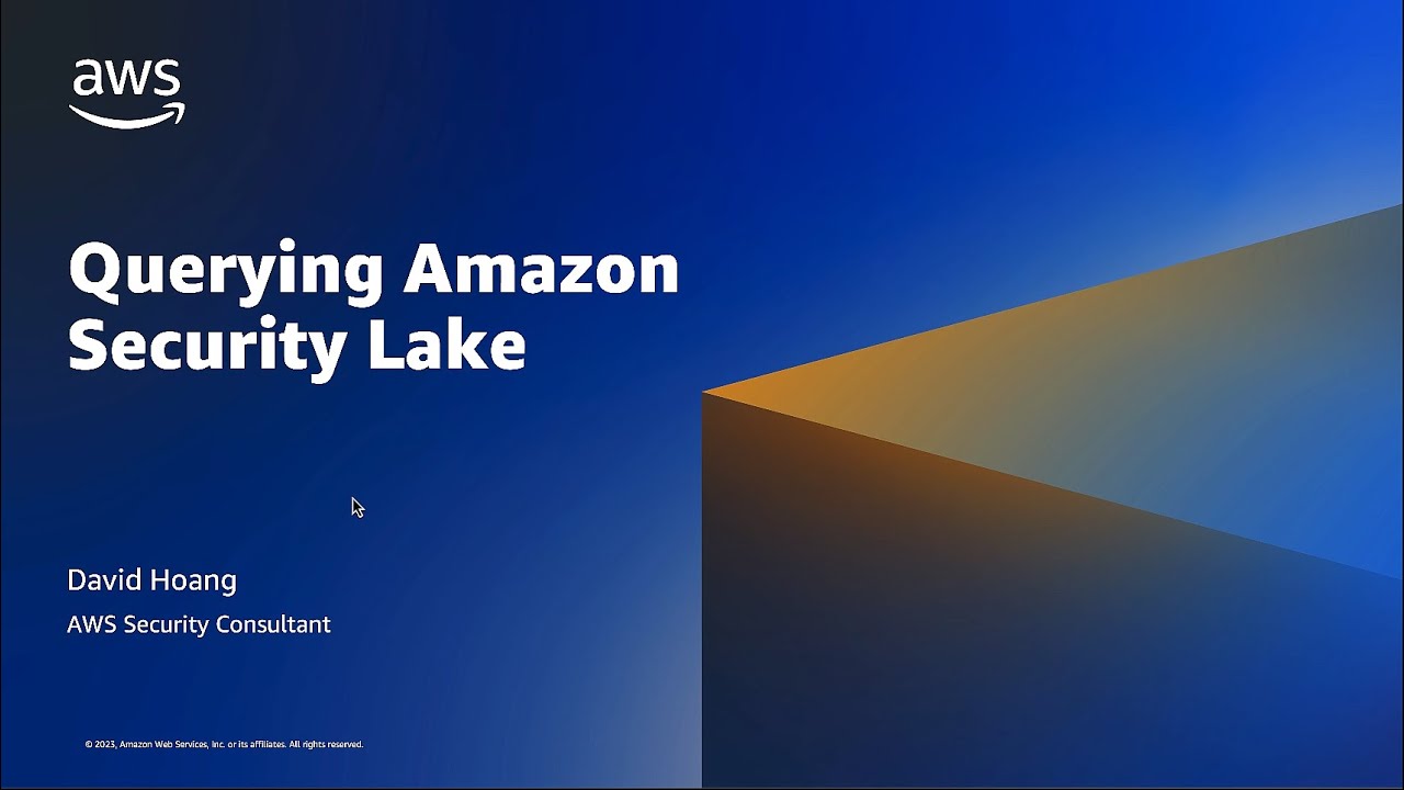 Amazon Security Lake with Amazon Athena and Amazon QuickSight | Amazon Web Services