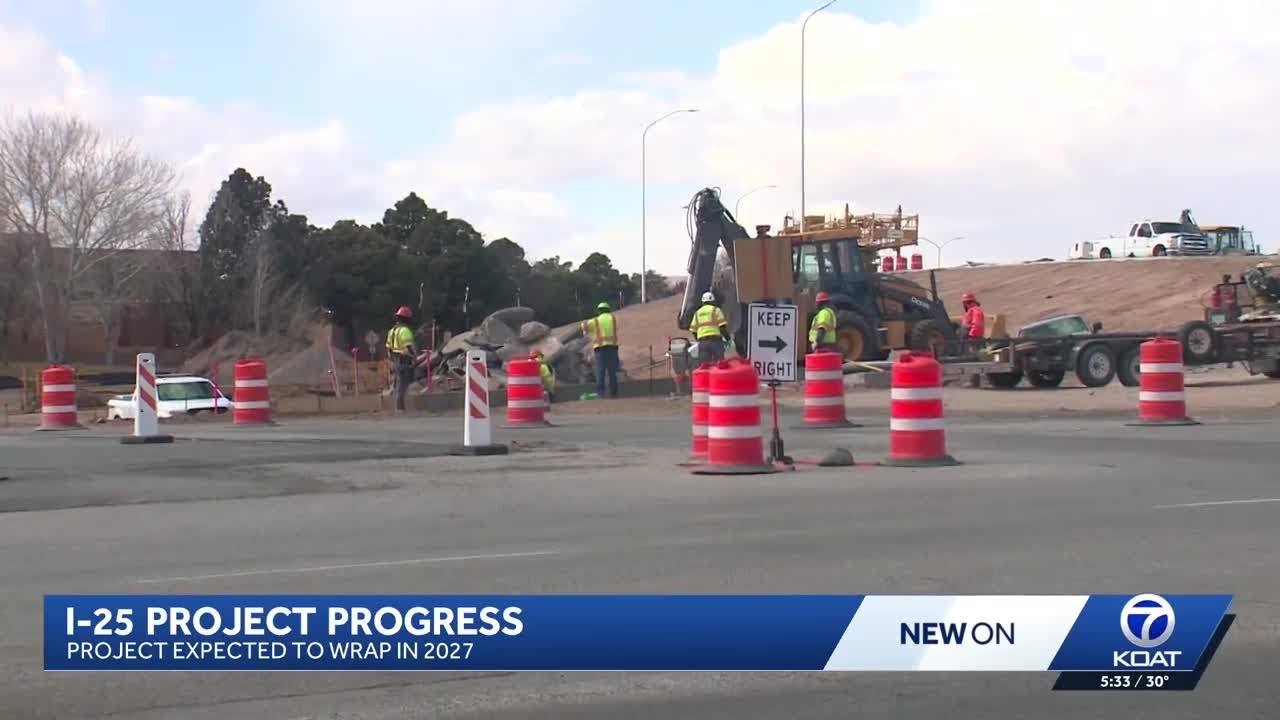 I-25 projects marks 18 months of construction with Montgomery milestone