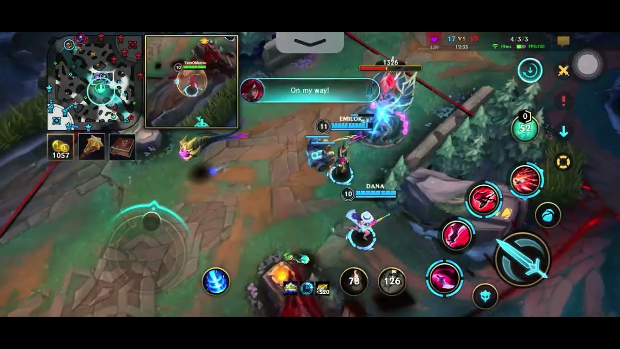 LOL Wild Rift Katarina Gameplay!🥶