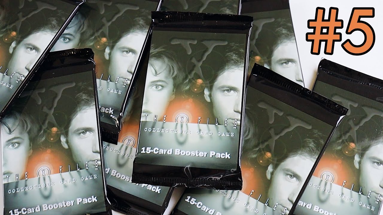 The X-Files CCG: 11x Booster Pack Opening / Unboxing & Review #5 [Premiere Set] (1996) | Rick Adams