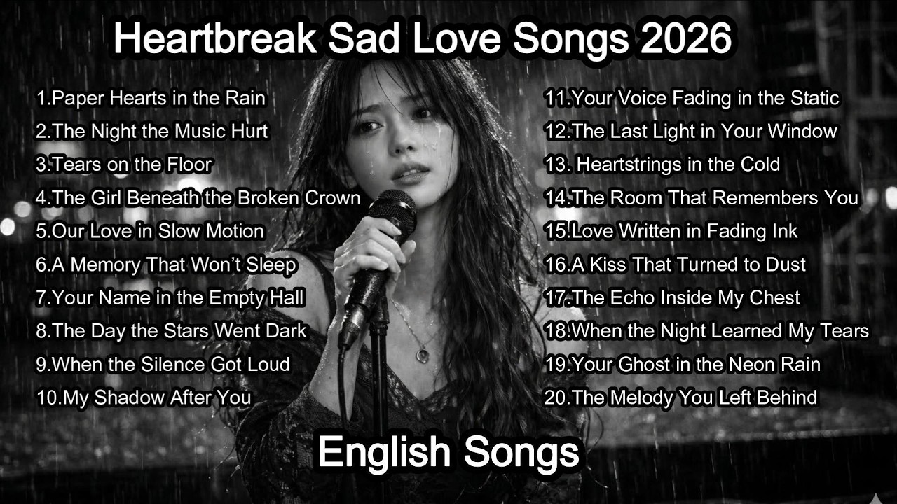 Beautiful Heartbreak Love Songs 2026 | Deep Feelings Emotional Playlist