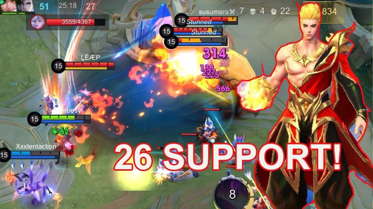 Best Mobile Lengend 2026! 26 Supports and 9 Kill by Valir get MVP!! #mobilelegends #gaming #Valir
