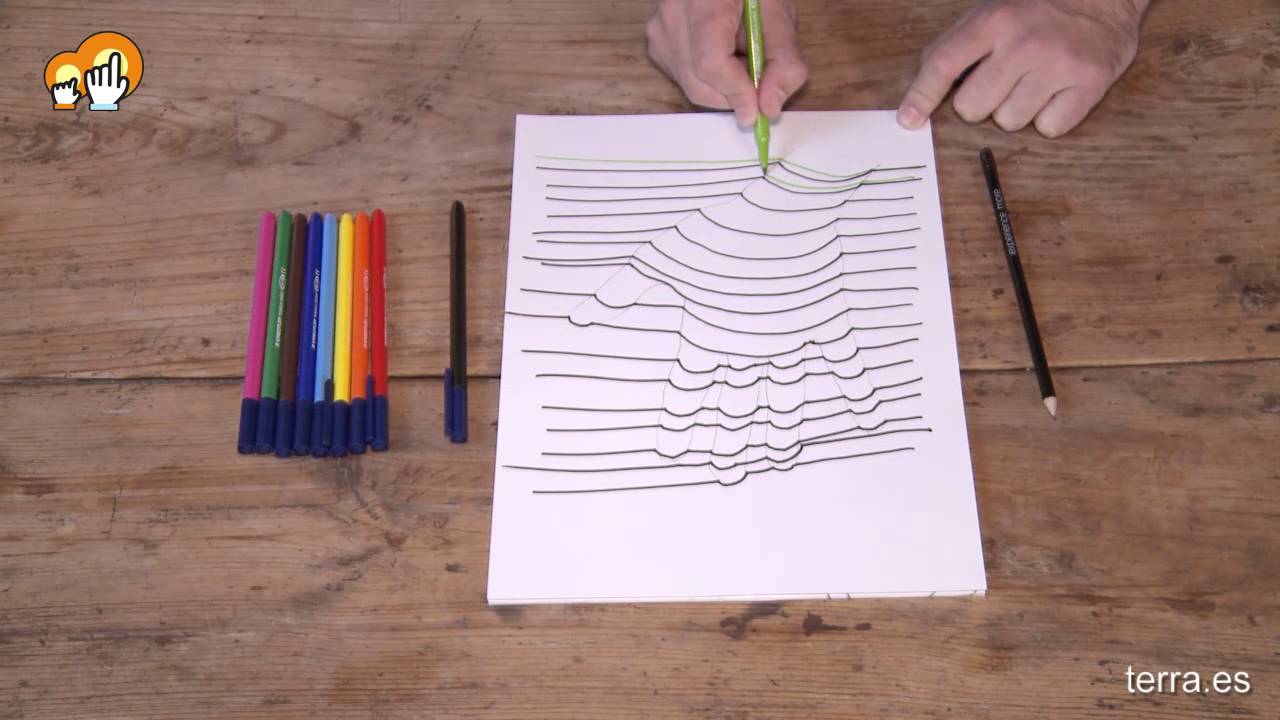 Tutorial de dibujo f&aacute;cil: Mano en 3D- Juntines.com