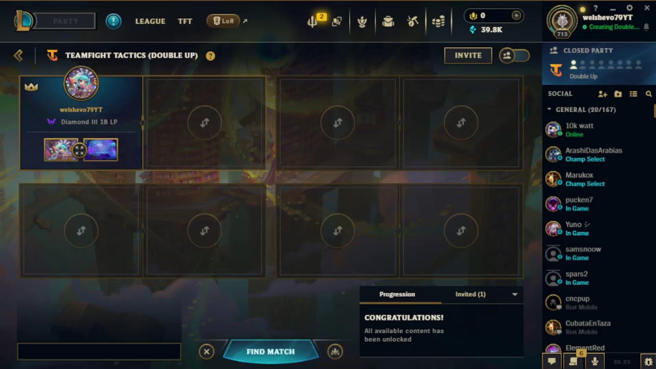 TFT Double Up High ELO Ranked