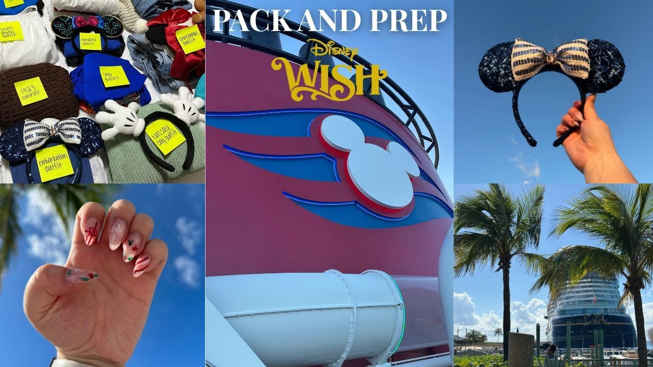 PACK AND PREP WITH ME | Disney Wish Very Merrytime Cruise November 2025! ✨S4, Ep1✨