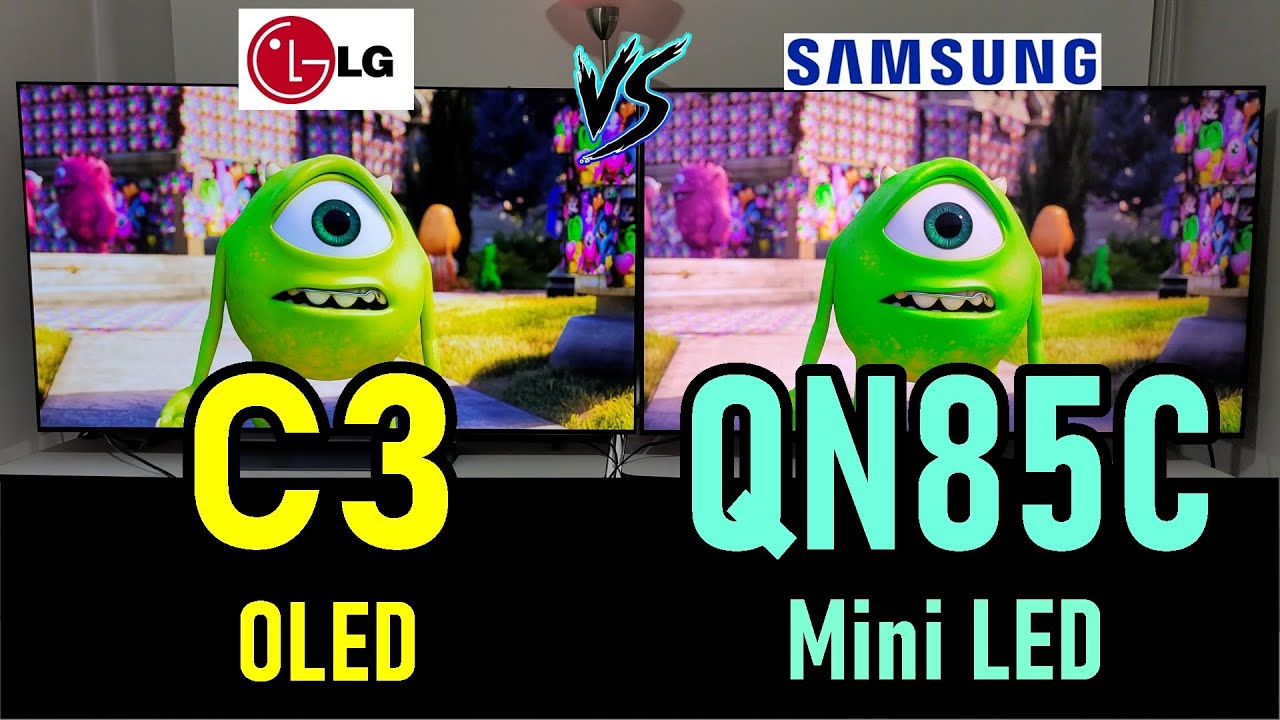 LG C3 против Samsung QN85C / OLED против Neo QLED Mini LED / Что лучше для вас? Смарт-телевизоры 4K