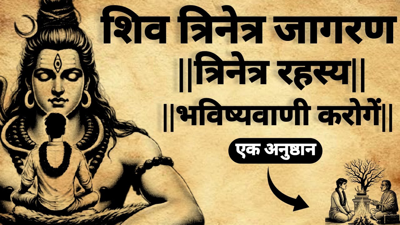 Shiv Trinetra Jagran | शिव त्रिनेत्र जागरण साधना |#shivmantra