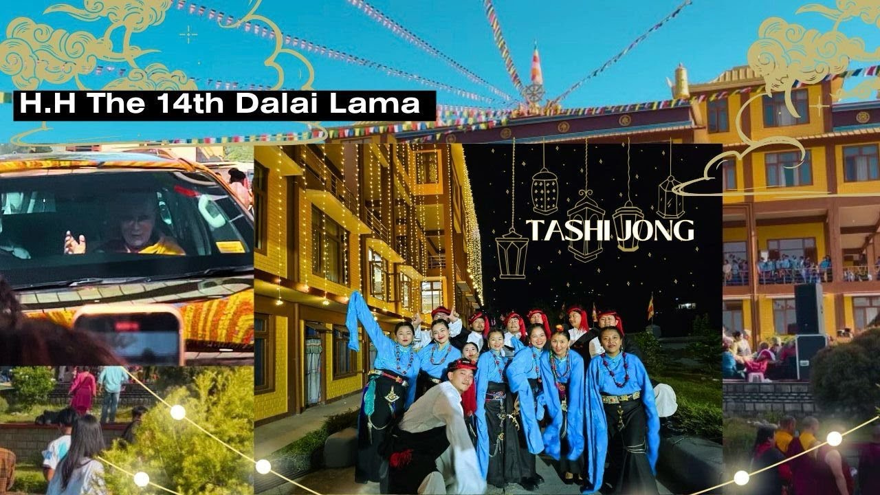 Performing at Tashi Jong || Dalai Lama Visit || Tibetan Dance || Tibetan Blogger || Bir
