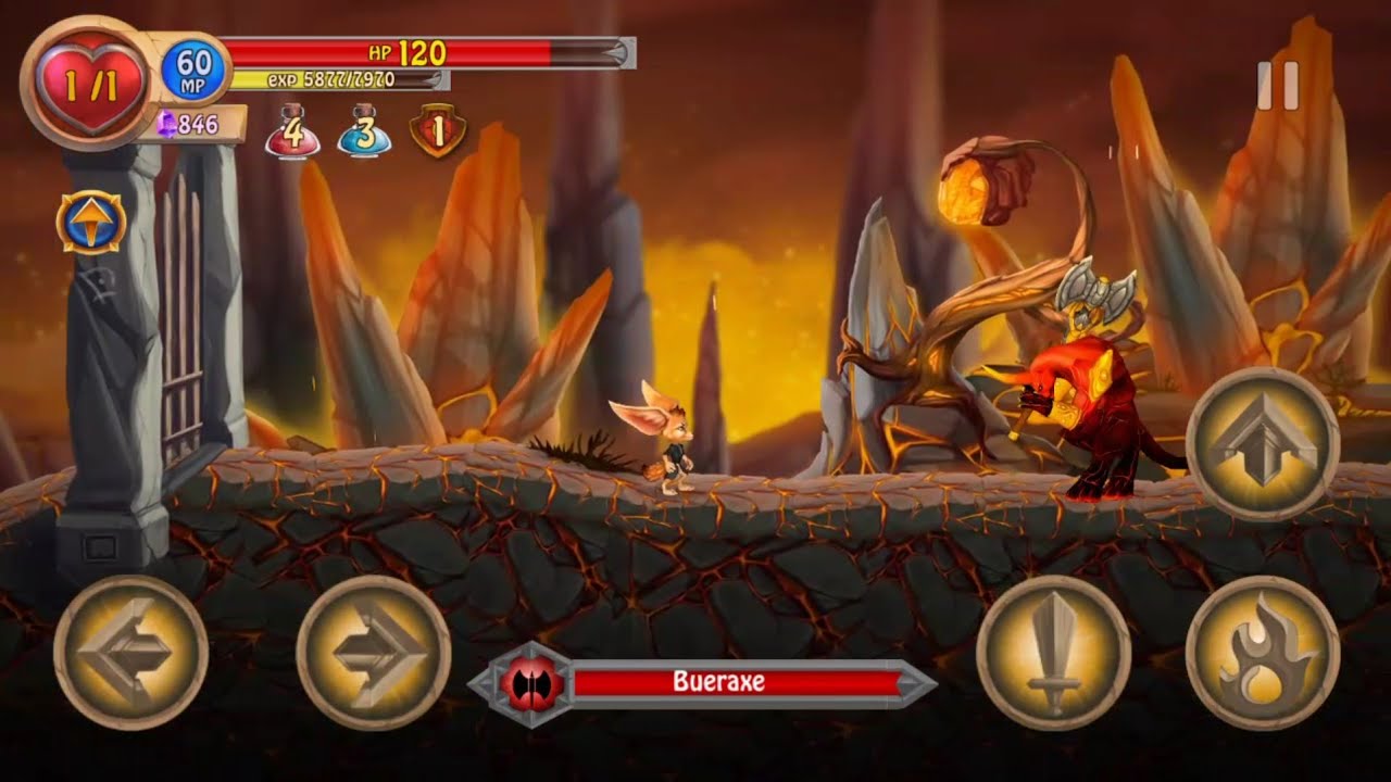 Fin & Ancient Mystery - Gameplay Walkthrough Android - Level 5 Bueraxe Boss