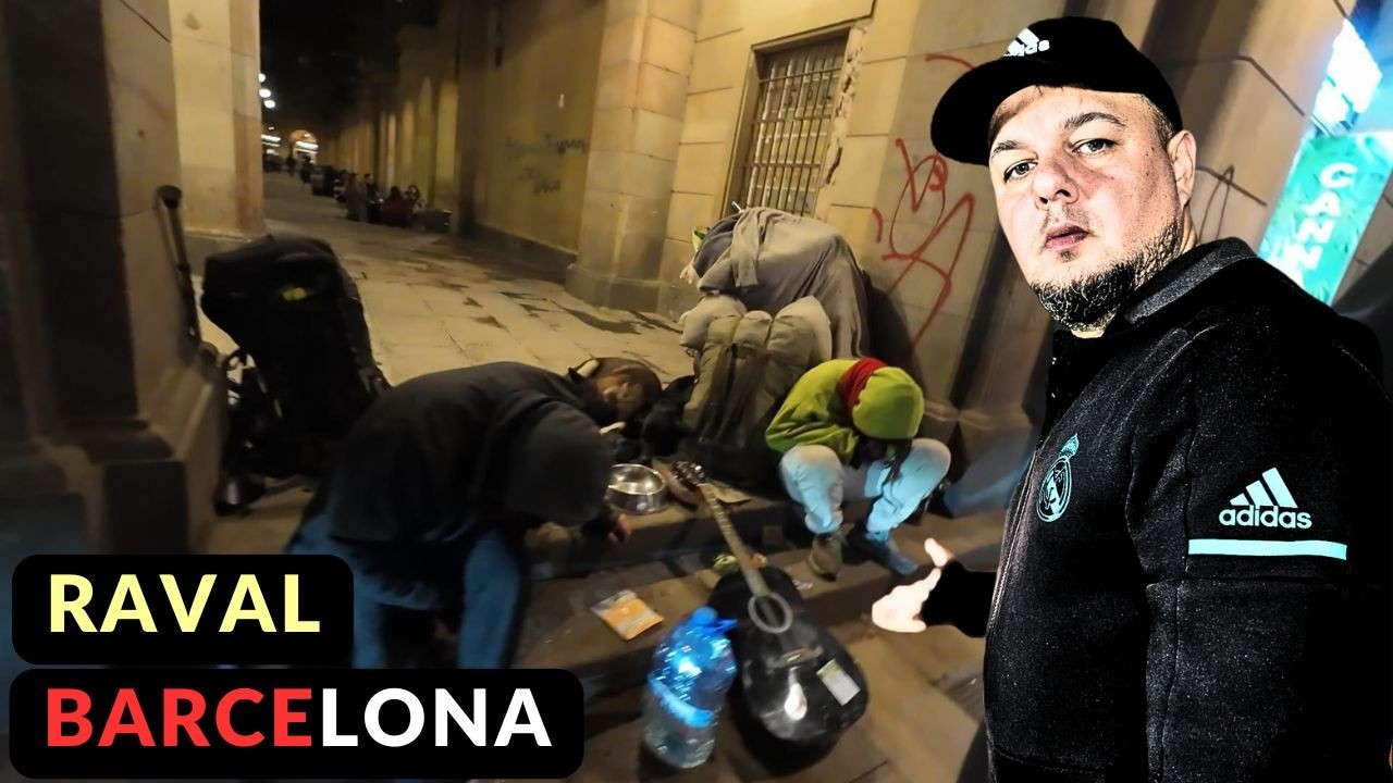 🔥 EL RAVAL | Cel mai Periculos cartier din Barcelona! ⚠️ Ce se întâmplă în Spania?   🇪🇸
