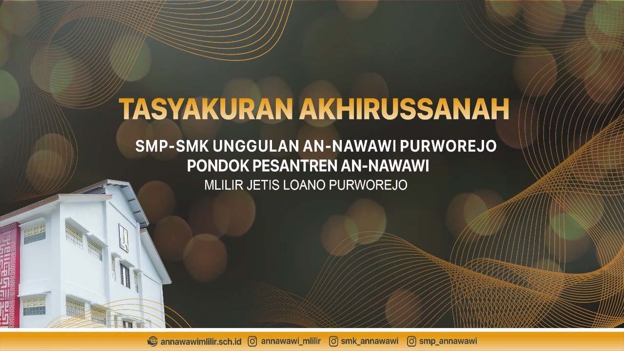 Tasyakuran Akhirussanah SMP-SMK Unggulan An-Nawawi Purworejo