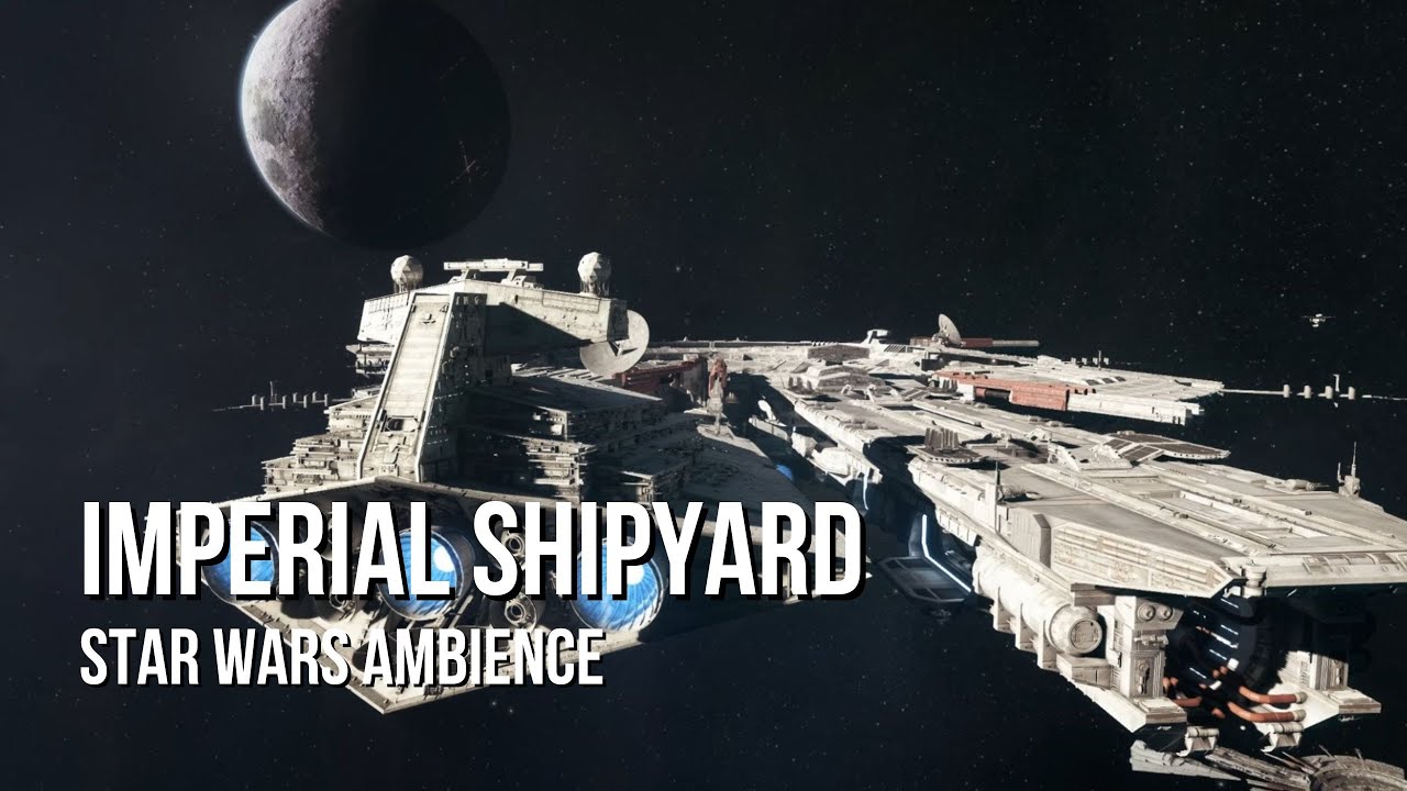 Imperial Shipyard | Star Wars Ambience | TIEs, Radio Chatter, Station Ambience