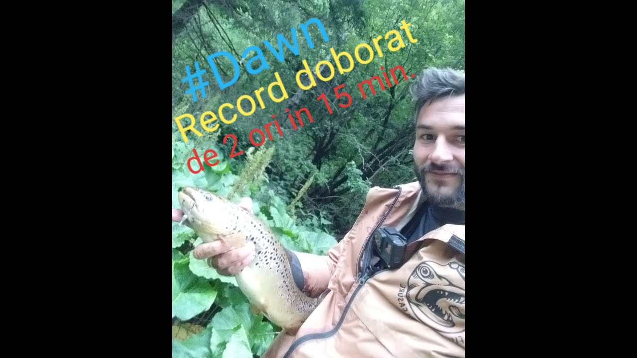 Mi-am batut recordul la pastrav de 2 ori in 15 minute! Pe rau In Apuseni!