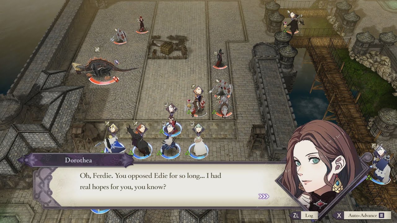 Fire Emblem: Three Houses - Dorothea Vs Ferdinand Unique Dialogue [Azure Moon]