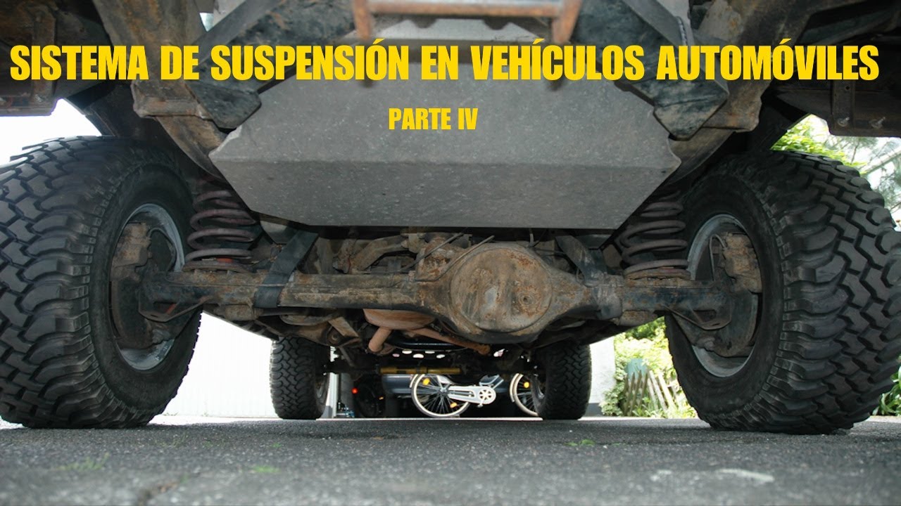 Sistema de suspensión en vehículos automóviles (parte IV) 🧐🚗🏎️📝