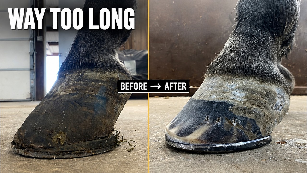 SUPER LONG HOOVES GET SATISFYING FIX