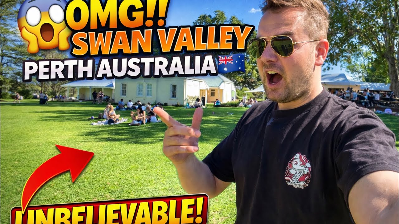 I Can't Believe That I'm HERE - Swan Valley Perth Australia 🇦🇺