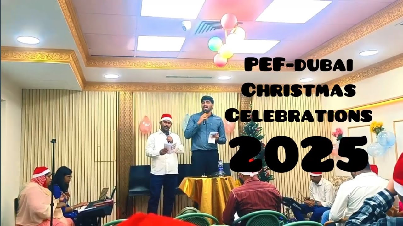 2025 PEF Dubai Christmas Celebrations 🌲🎅