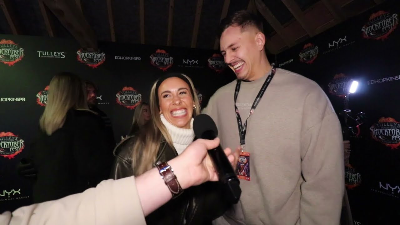 Jake Singleton-Hill and Catherine Richards talk Love is Blind UK | Tulleys Shocktober Fest 2024