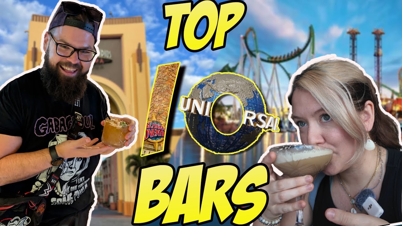Ultimate Universal Orlando Bar Guide 🍹 | Top 10 Bars Ranked (Bartender Picks Included!)