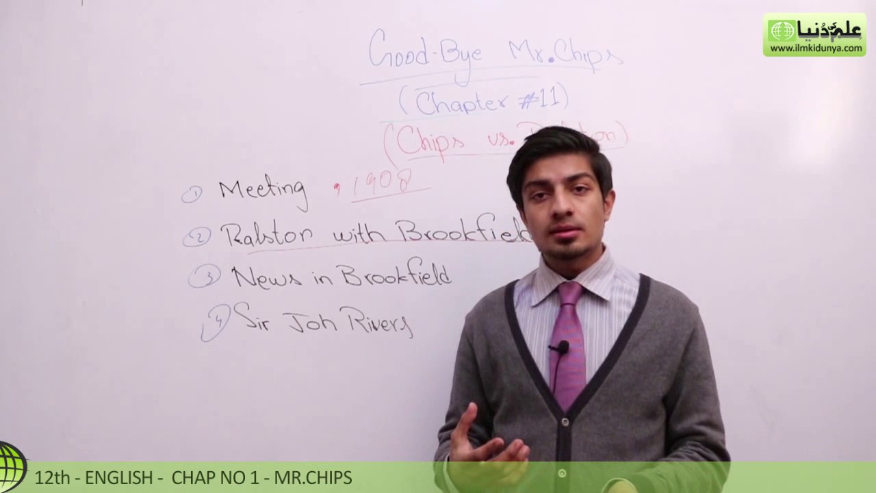 12th Class English Book II, Ch 11 Mr.Chips -  Fsc English part 2 Mr Chips