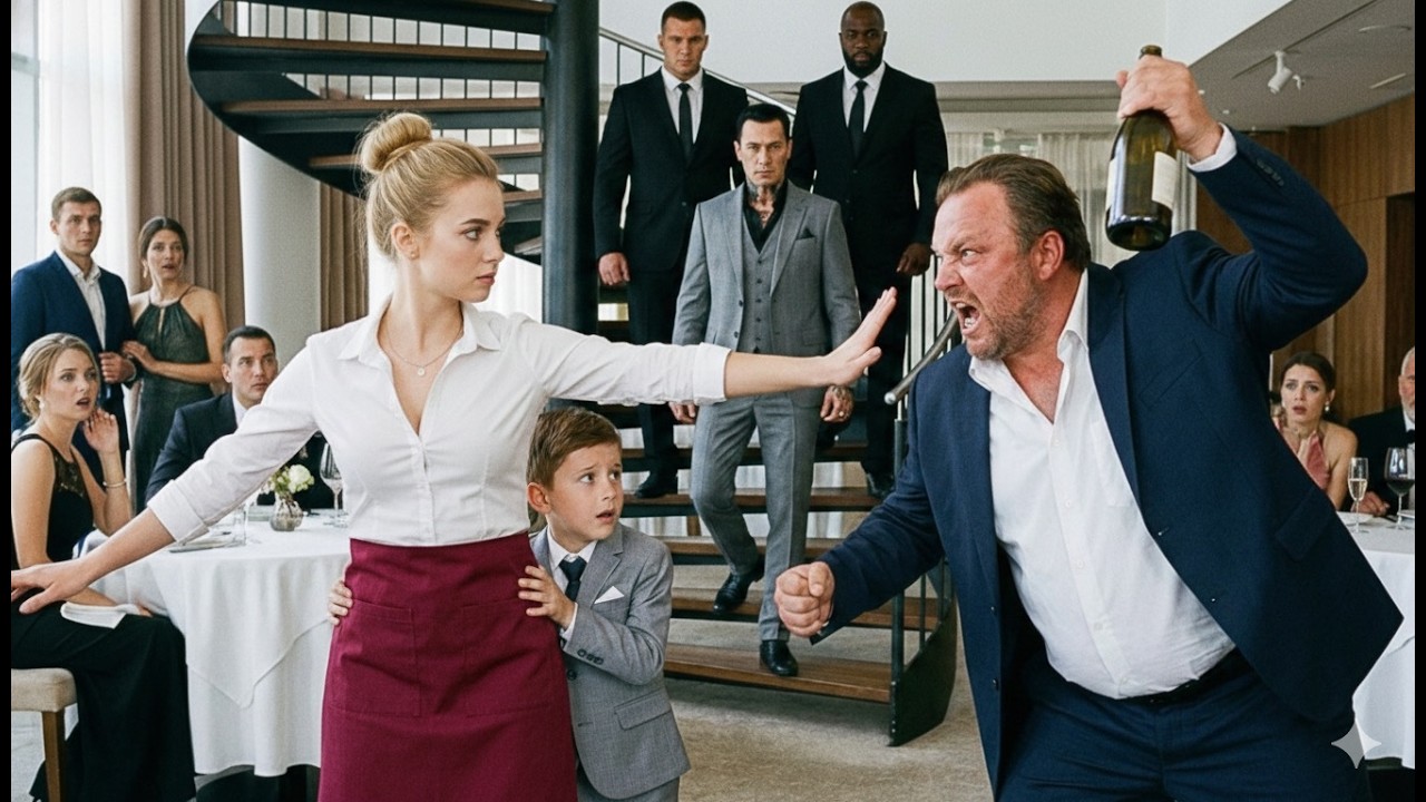 The Waitress Put Herself Between a Drunk Man and the Mafia Boss's Child — No One Saw Coming What He