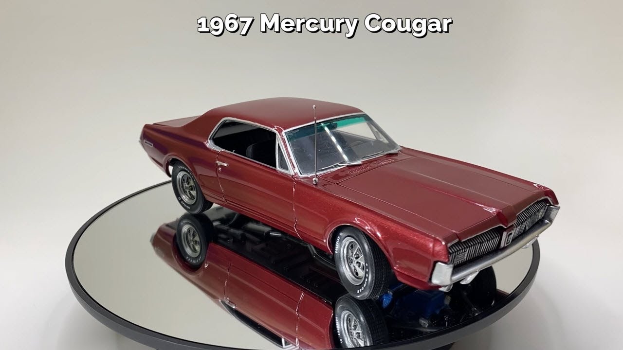 3D Resin 1967 Mercury Cougar - Completed 360