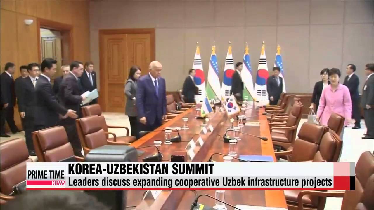 Leaders of Korea， Uzbekistan discuss cooperation in infrastructure， trade， healt