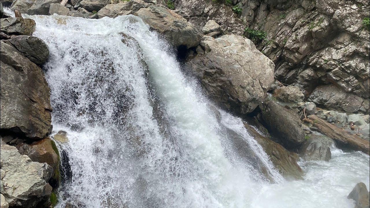 Sheela Village Waterfall Padum Zanskar By MZR Kashmir .MZR Photography