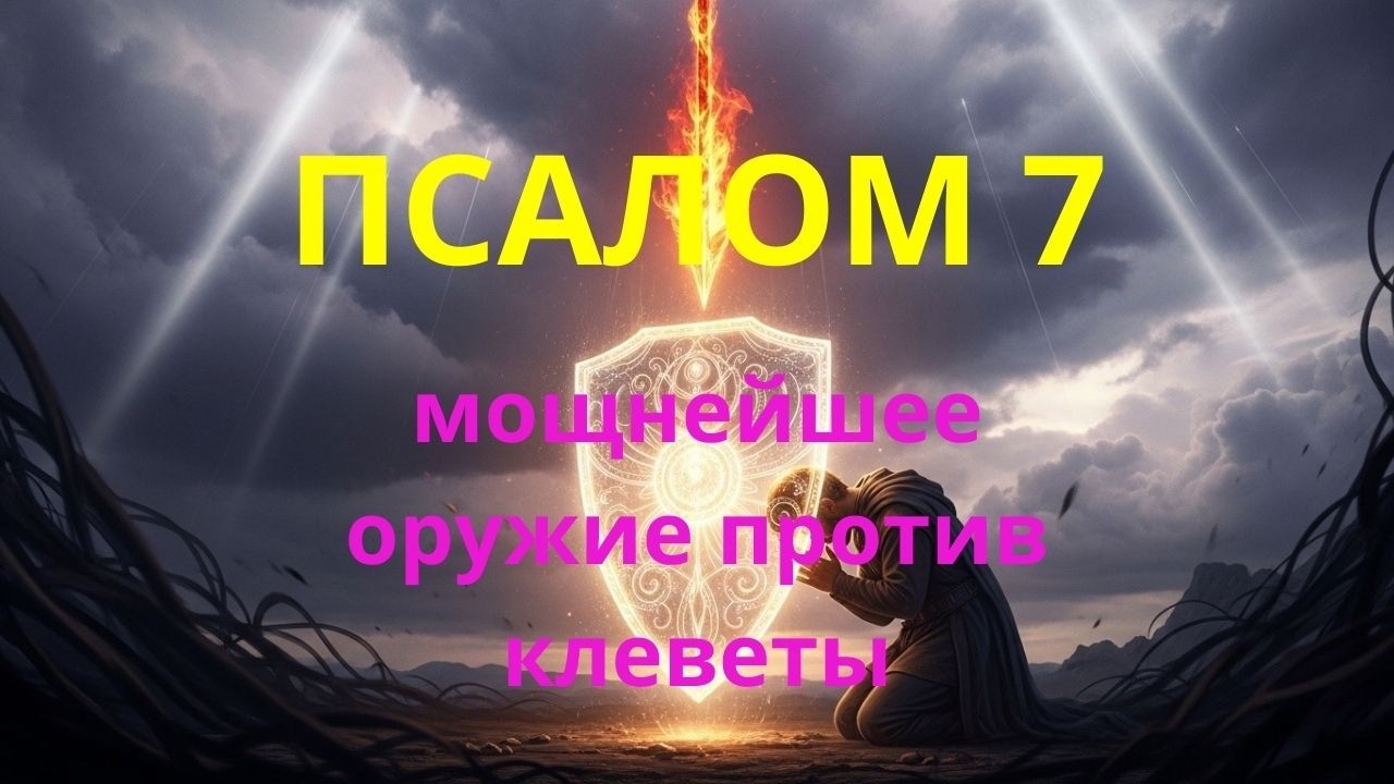 ПСАЛОМ 7 ОСТАНОВИТ ЗЛОБУ НЕЧЕСТИВЫХ МГНОВЕННО! СТРАШНАЯ МОЛИТВА ДЛЯ ТЕХ, КТО ТЕБЯ ОБИДЕЛ