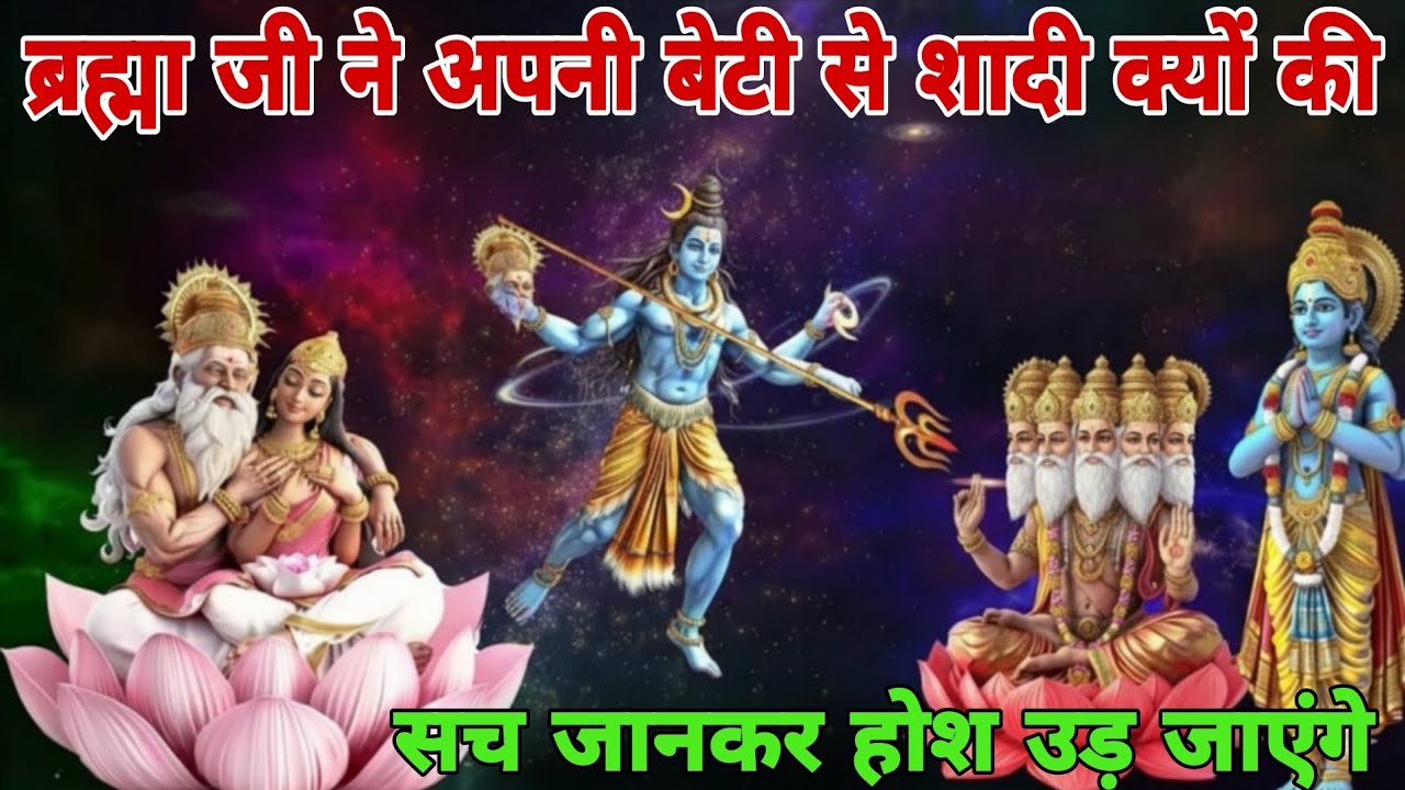 ब्रह्मा जी ने अपनी ही बेटी से विवाह क्यों किया? सच जानकर हैरान रह जाओगे || Vidya Gyan Sagar