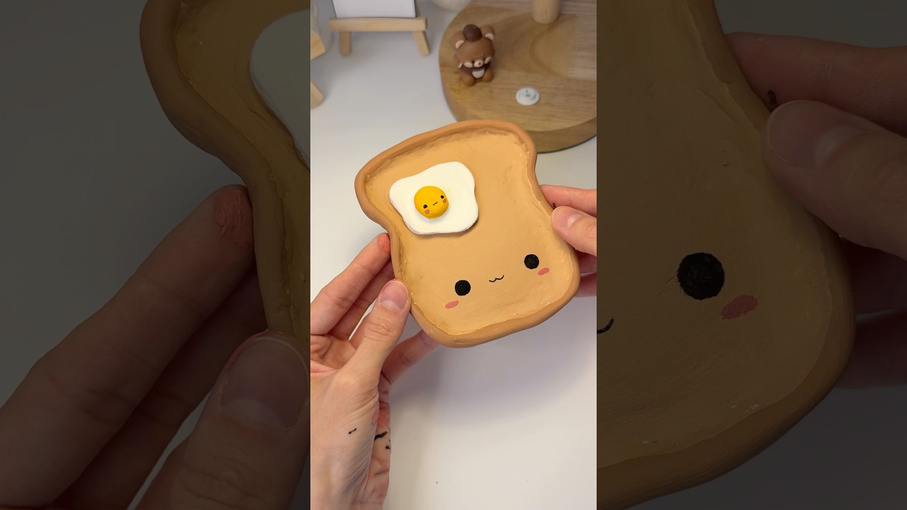 DIY Air Dry Clay 🥖✨| DIY IDEA ✨ #shorts #diy #diycrafts #clay #ideas #airdryclay #craft #craftideas
