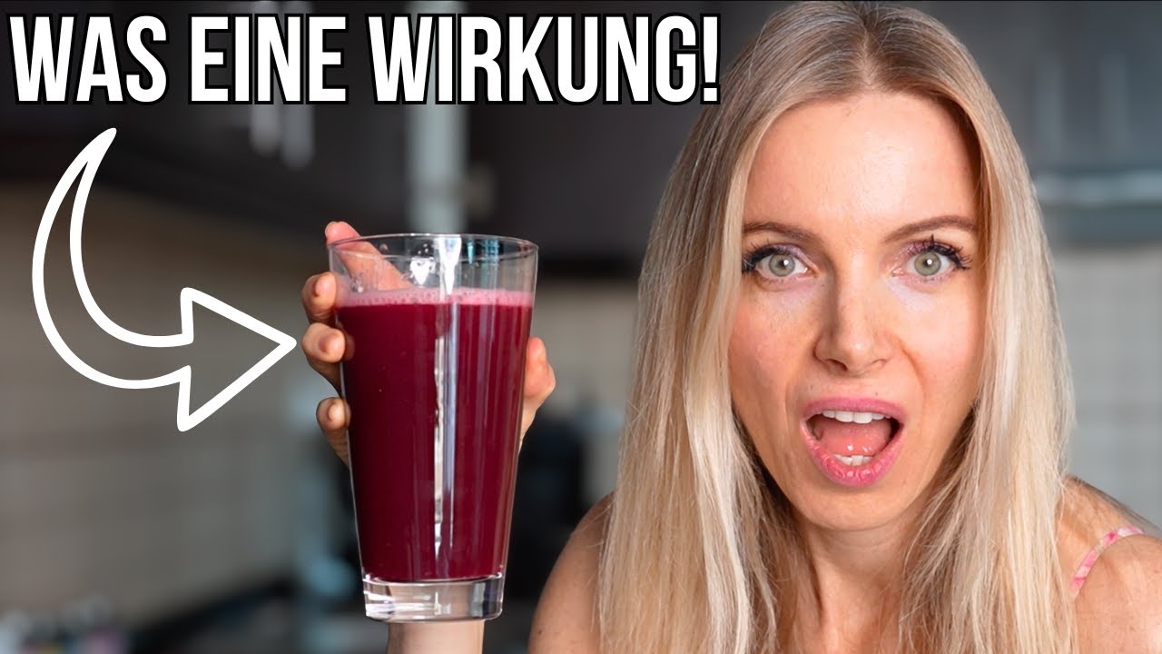 Ich hab zwei Wochen Rote Beete-Saft getrunken- DAS ist passiert (mit 44)