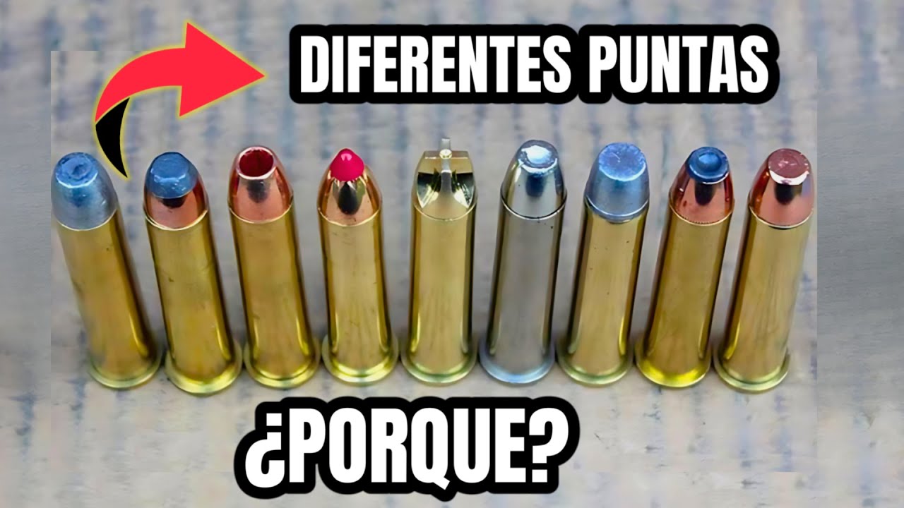 Todos los TIPOS de Punta de Bala que existen l Para que sirve cada uno