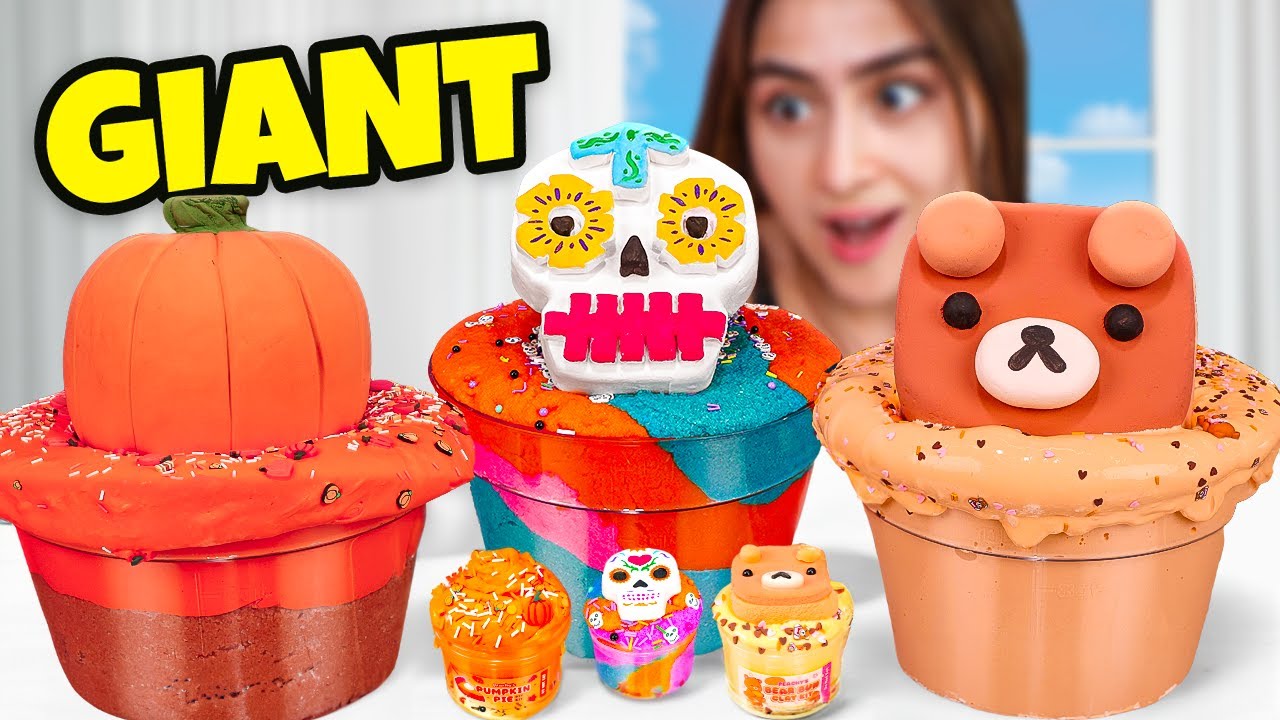 Я сделала ОГРОМНЫЕ лизуны Peachybbies!