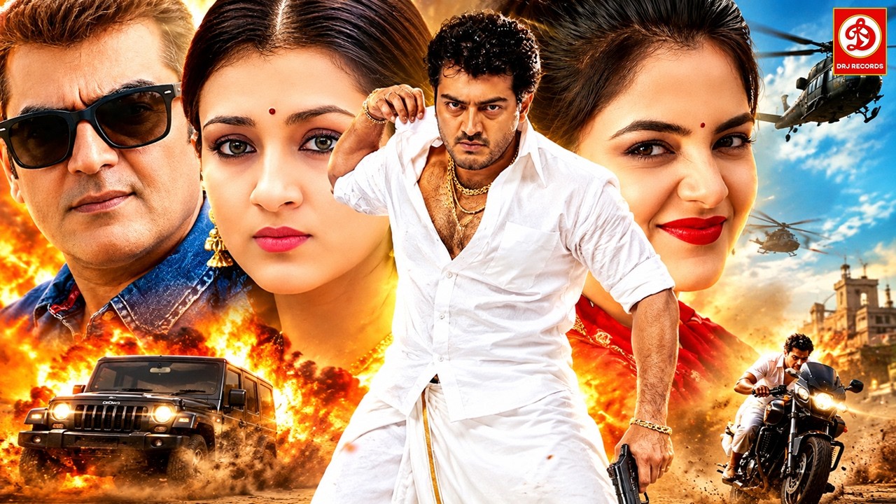 New Release Hindi Dubbed Action Movie 2026 || Ajith Kumar, Shalini, Raadhika, Nassar || New Movie