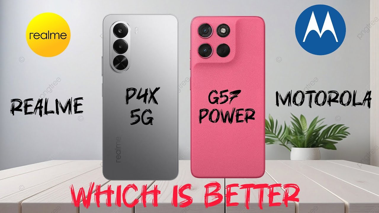 Realme P4x vs Moto G57 || which is better?|| #realmep4x vs #motog57power ||Full specifications 