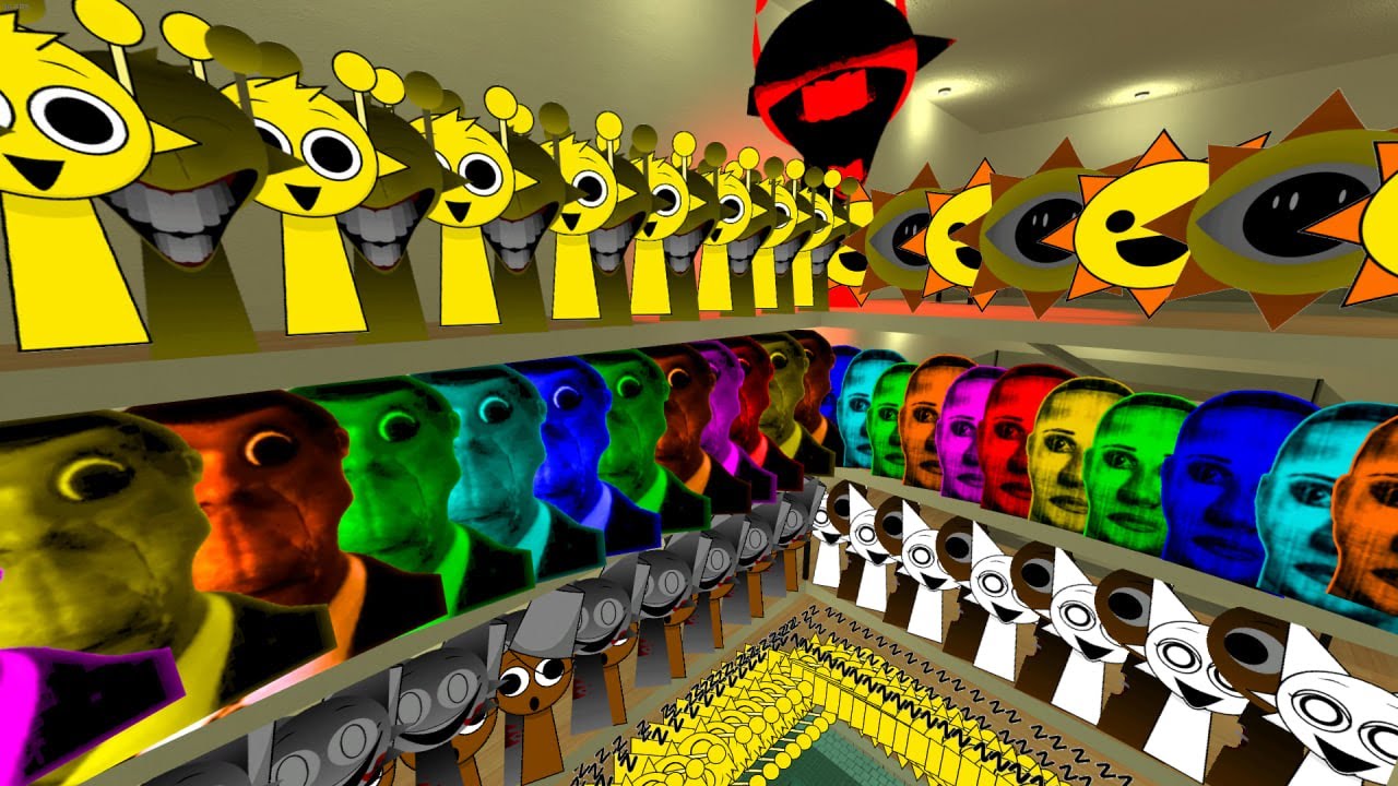 Whole Hotel Of Sprunki Nextbots Is Chasing Me! p.18