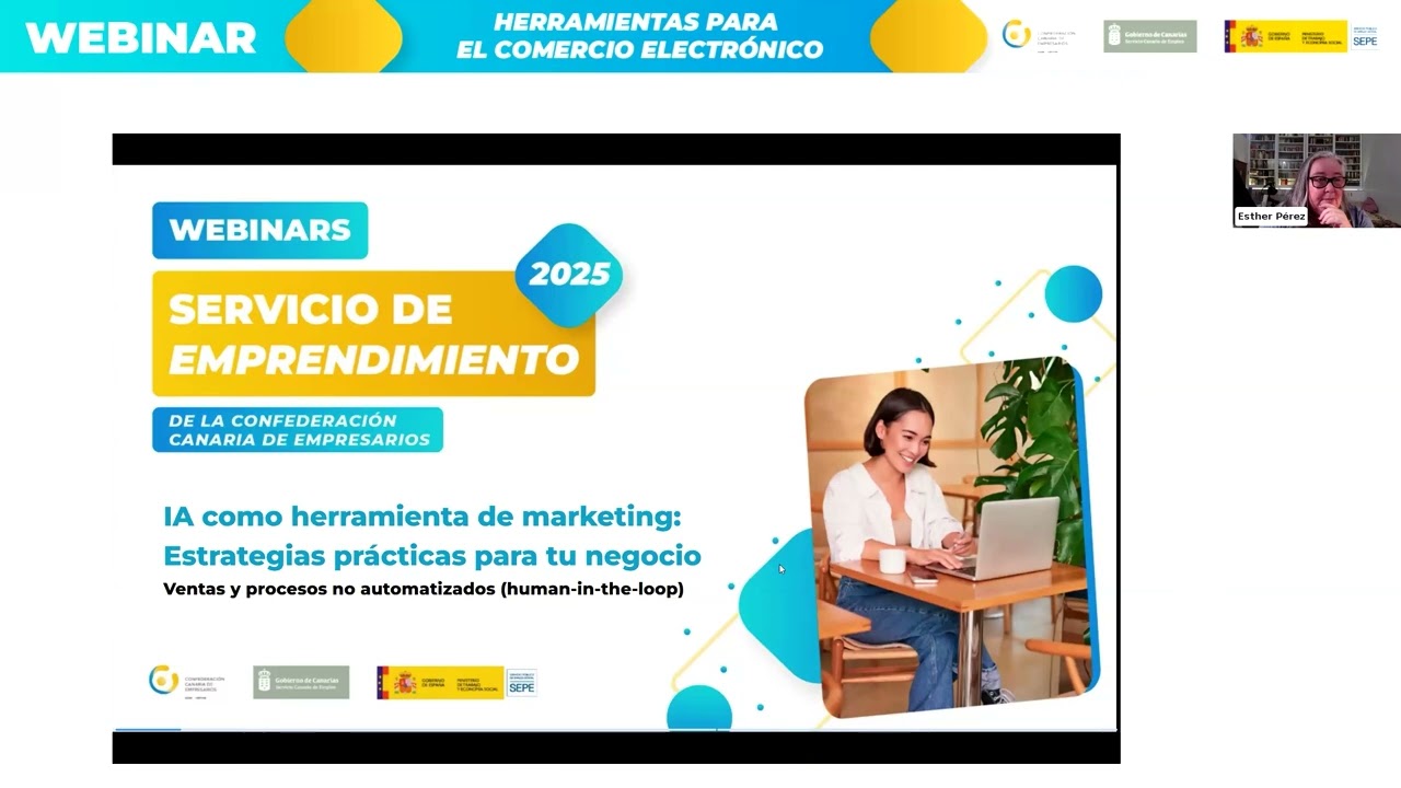Webinar sobre herramientas para el comercio electrónico