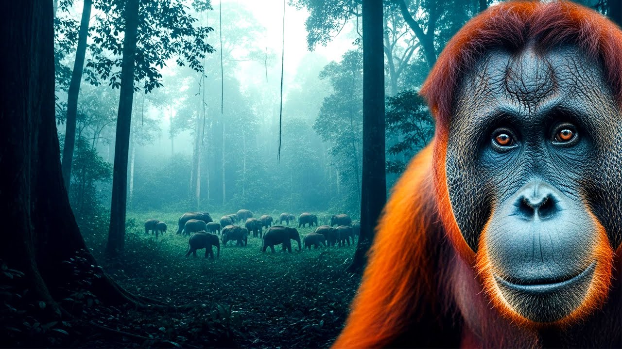 Relaxing Walk in the Borneo Jungle – Orangutans, Pygmy Elephants & Ancient Trees